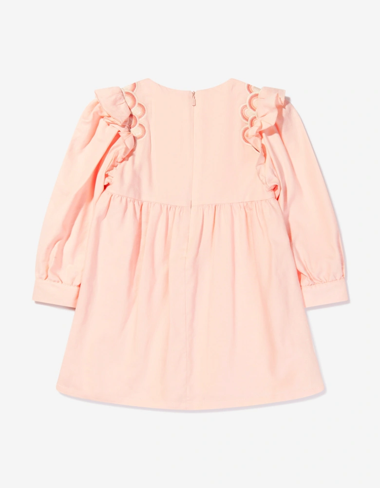Girls Organic Cotton Embroidered Dress