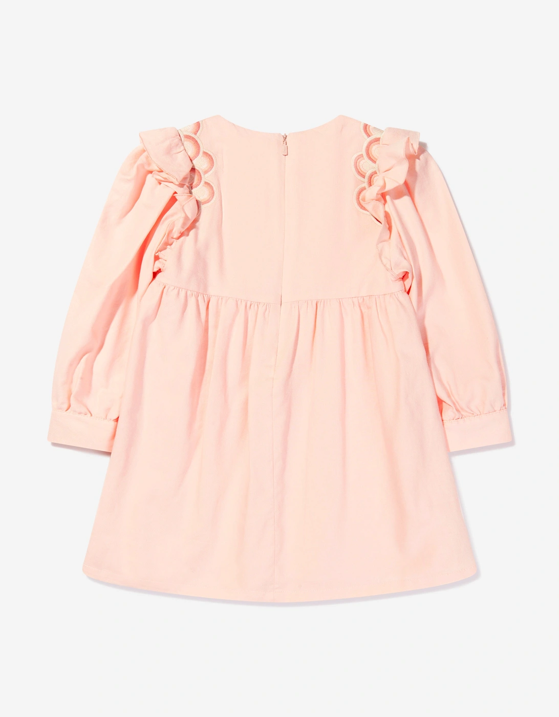 Girls Organic Cotton Embroidered Dress