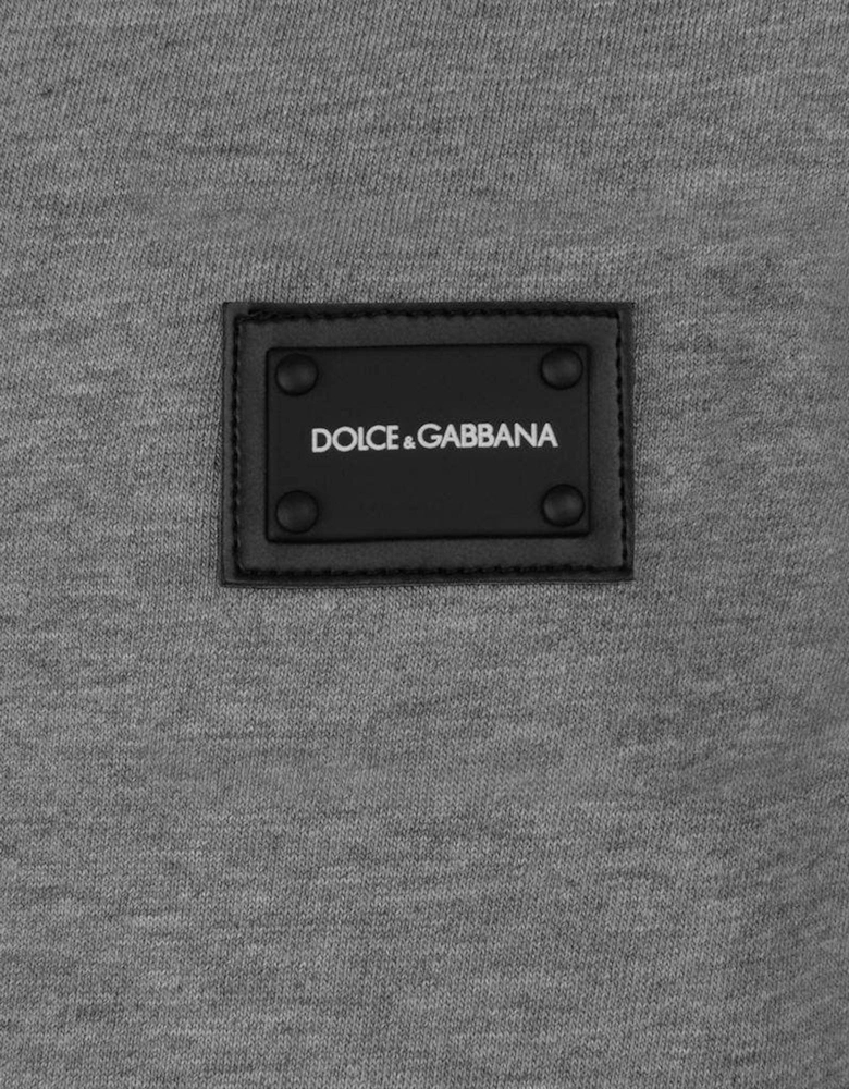Boys Cotton Jersey Logo T-Shirt in Grey