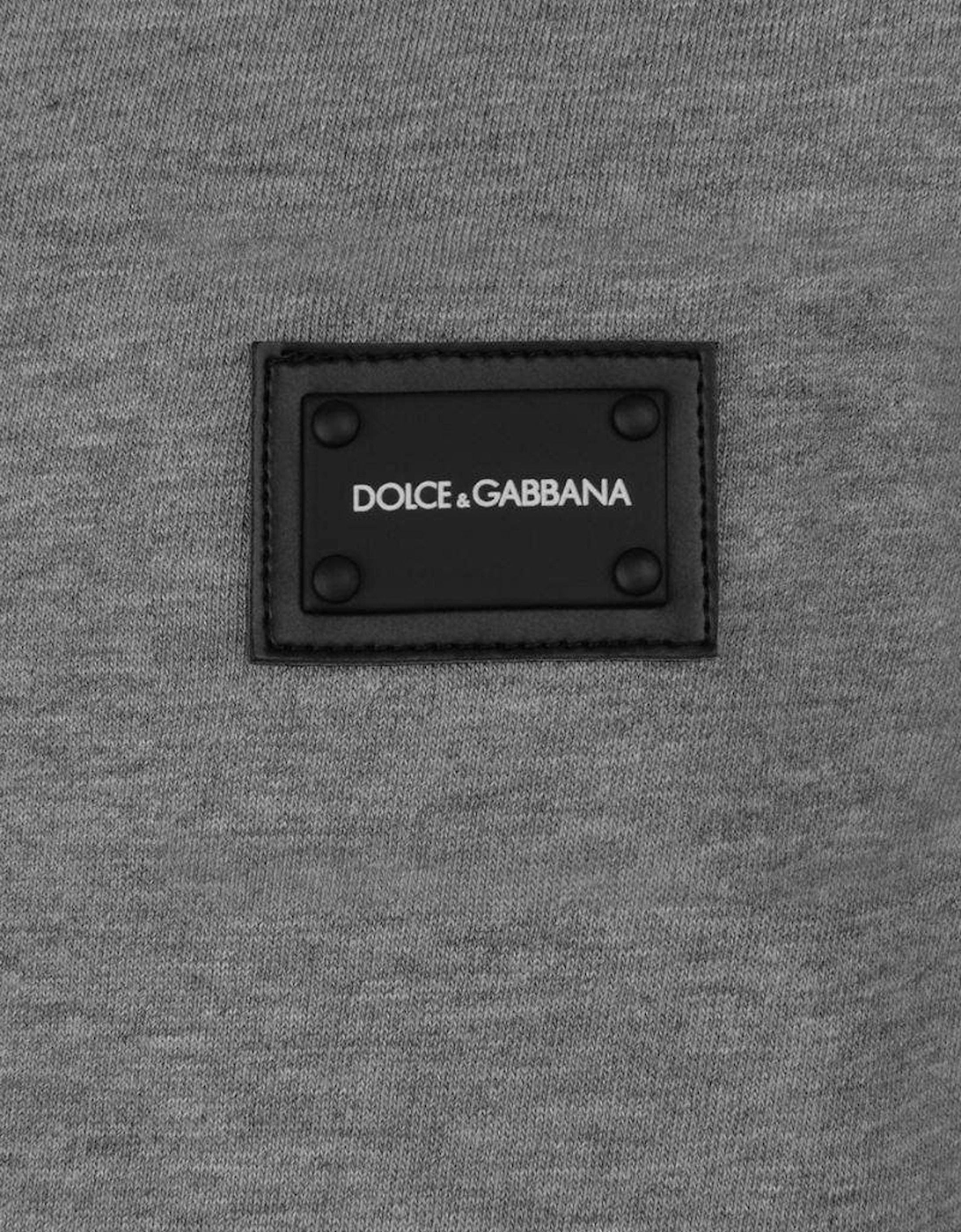 Boys Cotton Jersey Logo T-Shirt in Grey
