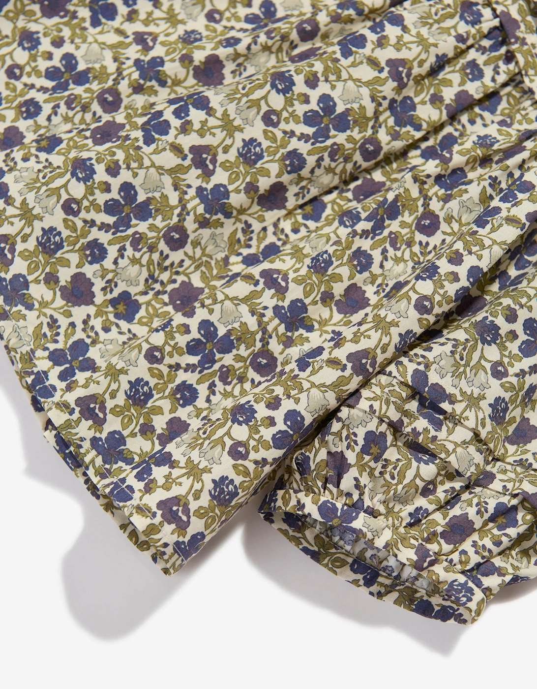 Girls Tess Floral Blouse in Beige