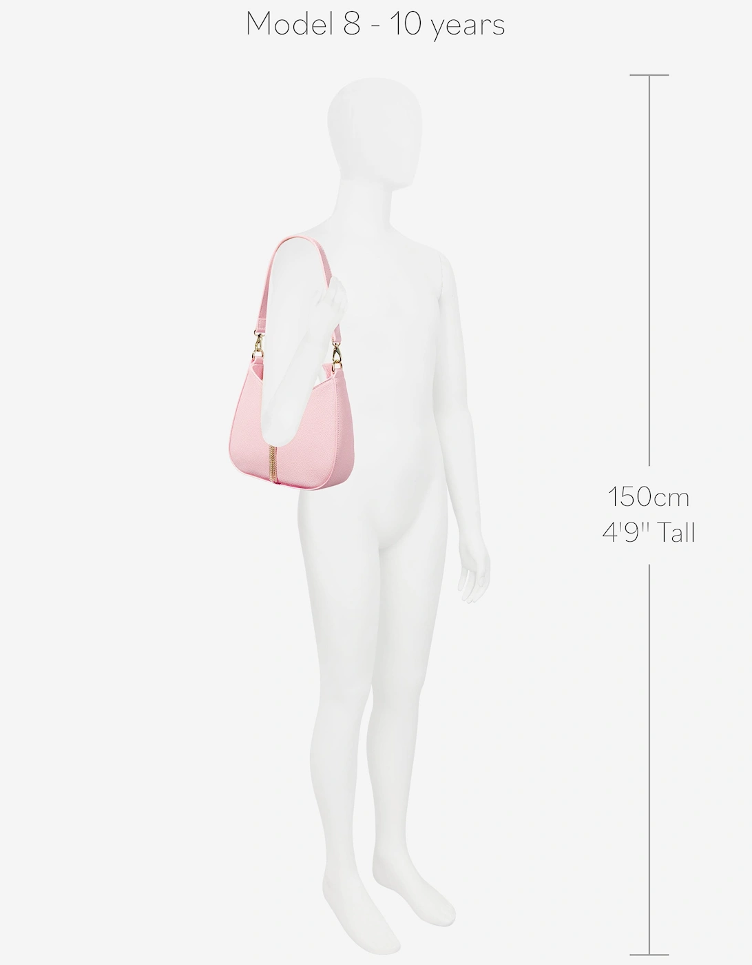 Divina Shoulder Bag in Pink (21cm)