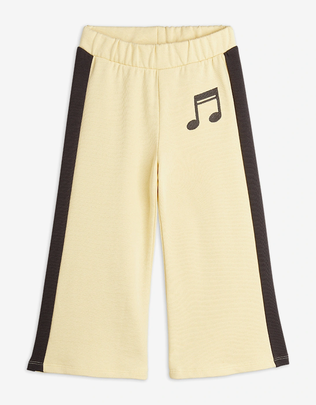 Girls Note Embroidered Joggers in Yellow, 5 of 4