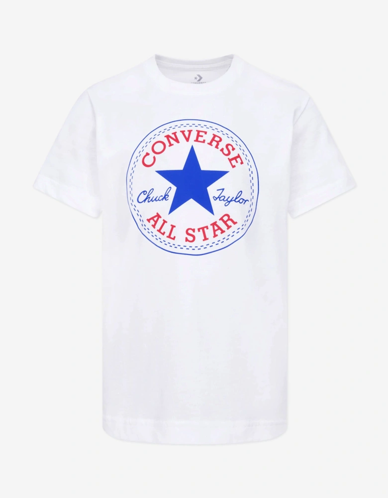 Boys Chuck Patch T-Shirt in White