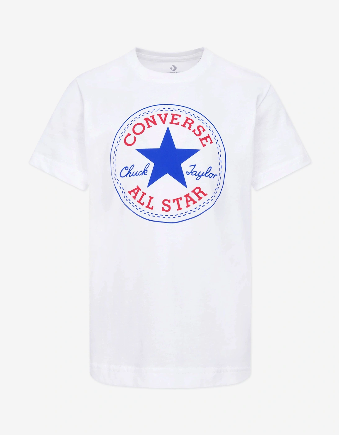 Boys Chuck Patch T-Shirt in White, 5 of 4
