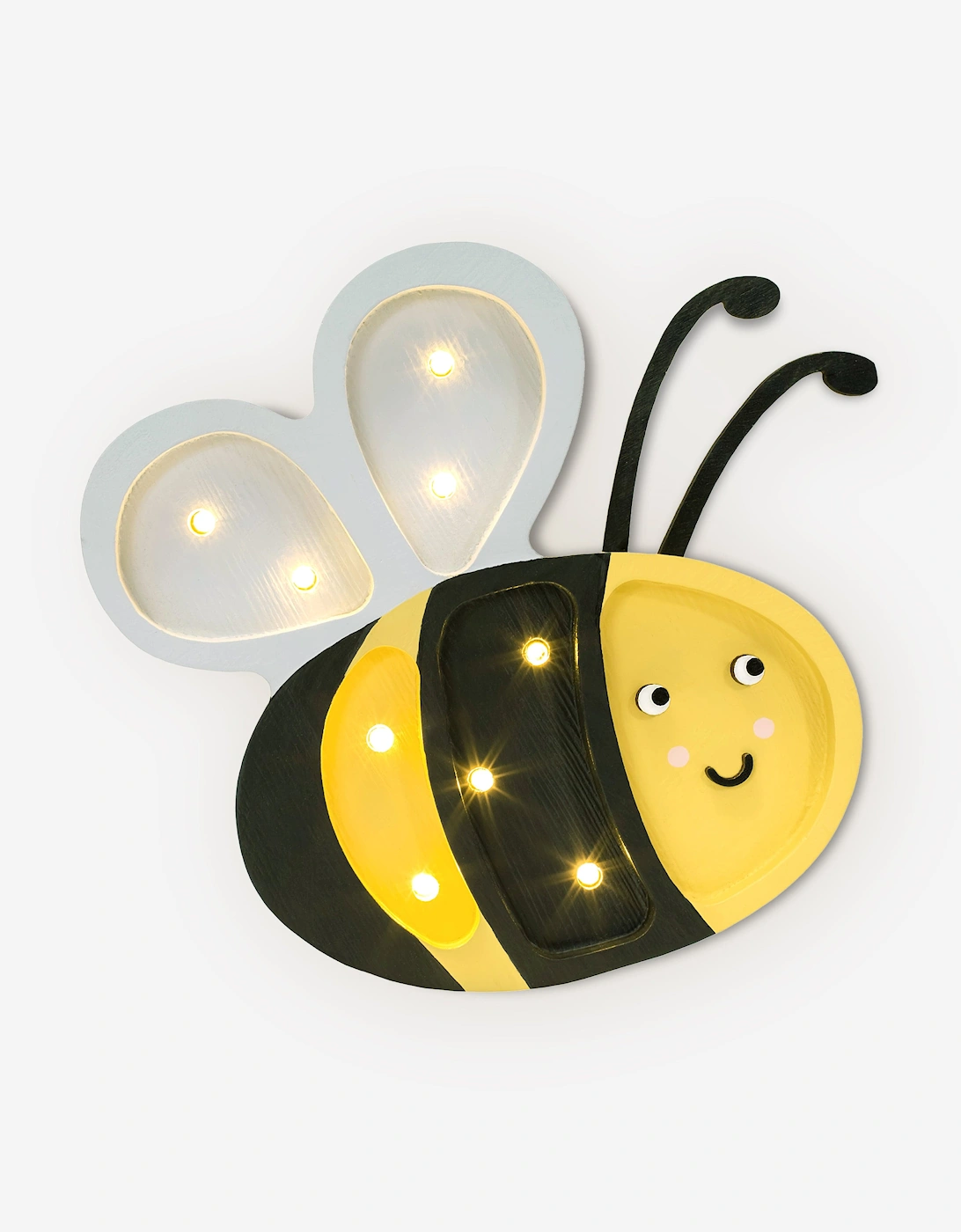 Happy Bee Lamp in Yellow (16x18.5x5.5 cm), 5 of 4