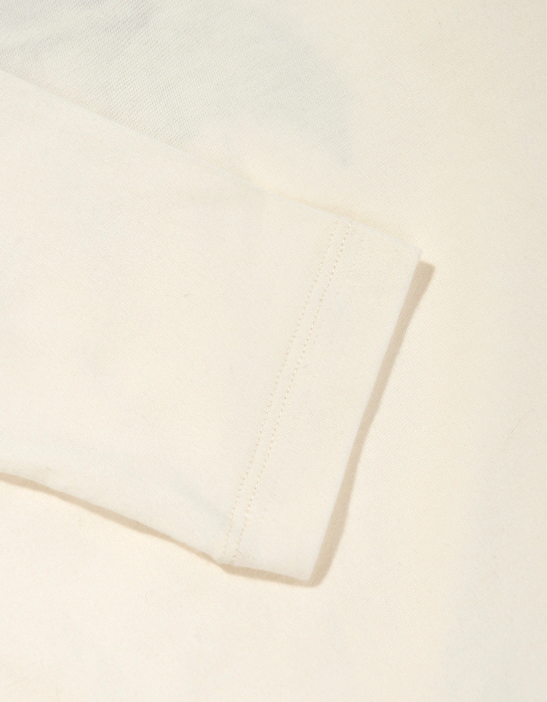 Girls Long Sleeve Logo T-Shirt in Ivory