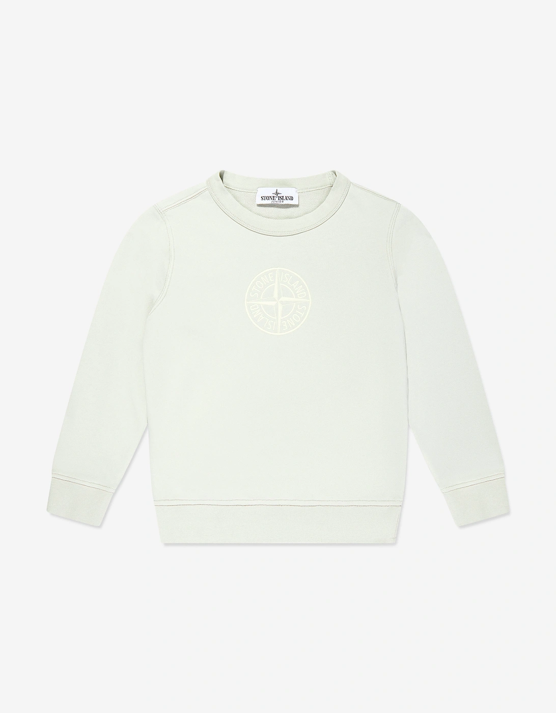 Boys Compass Logo Sweatshirt in Ivory, 5 of 4