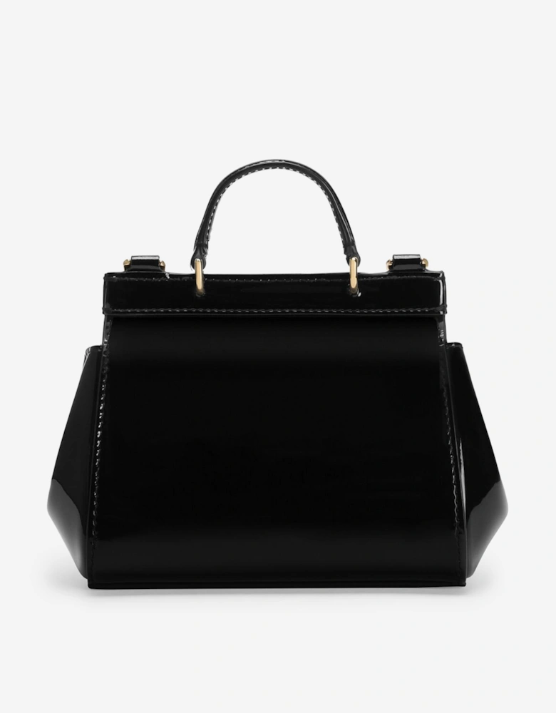 Girls Patent Leather Handbag in Black