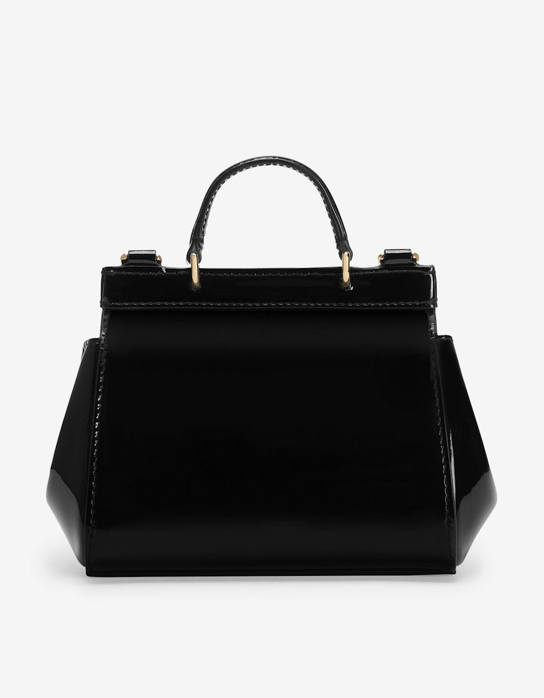 Girls Patent Leather Handbag in Black