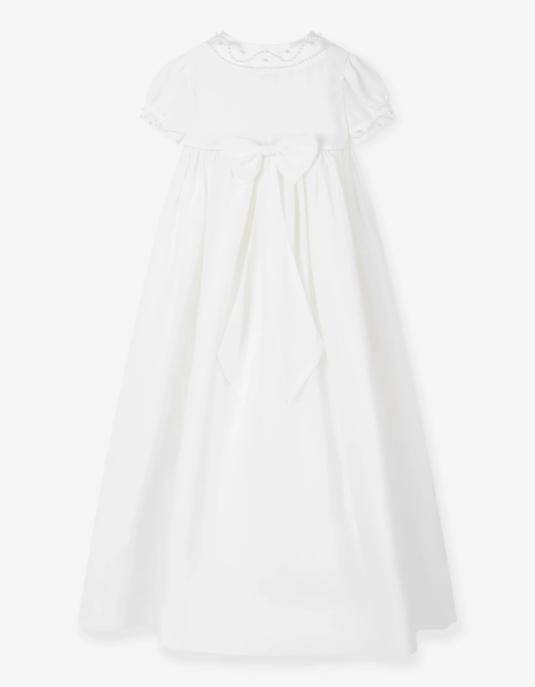 Baby Girls Christening Robe, Coat and Bonnet in Ivory