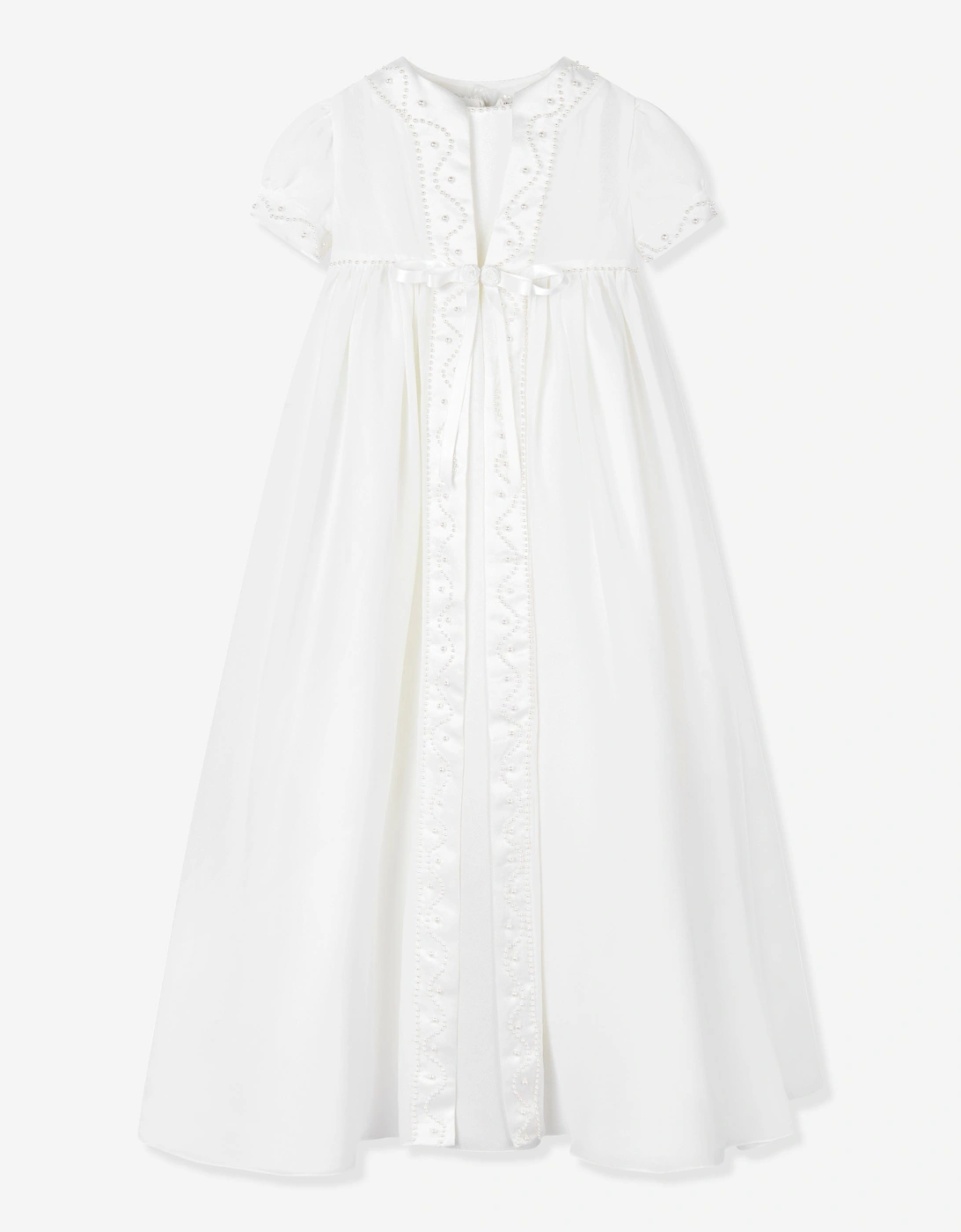 Baby Girls Christening Robe, Coat and Bonnet in Ivory