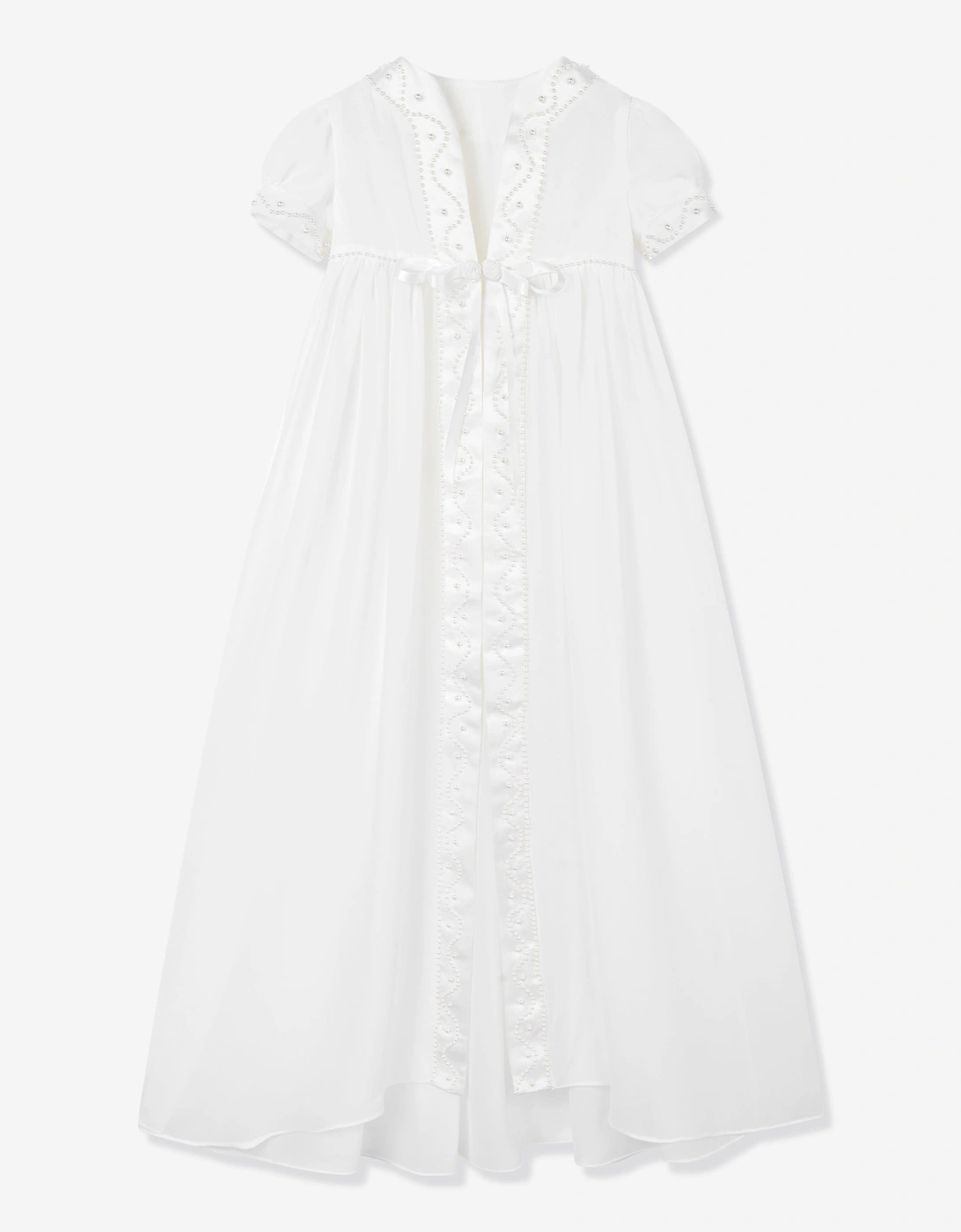 Baby Girls Christening Robe, Coat and Bonnet in Ivory