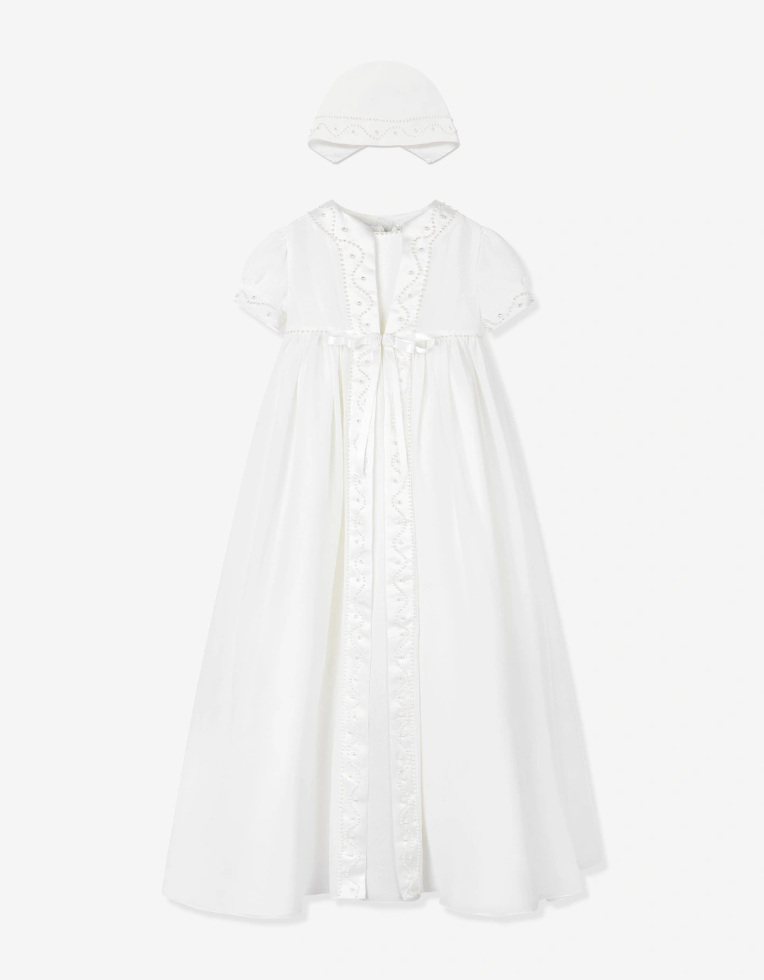 Baby Girls Christening Robe, Coat and Bonnet in Ivory, 7 of 6