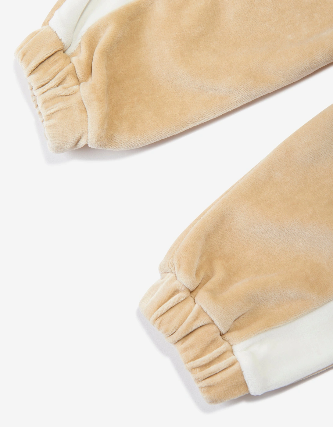 Baby Chenille Joggers in Beige