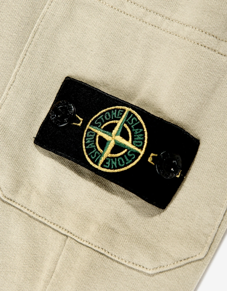 Boys Logo Joggers in Beige