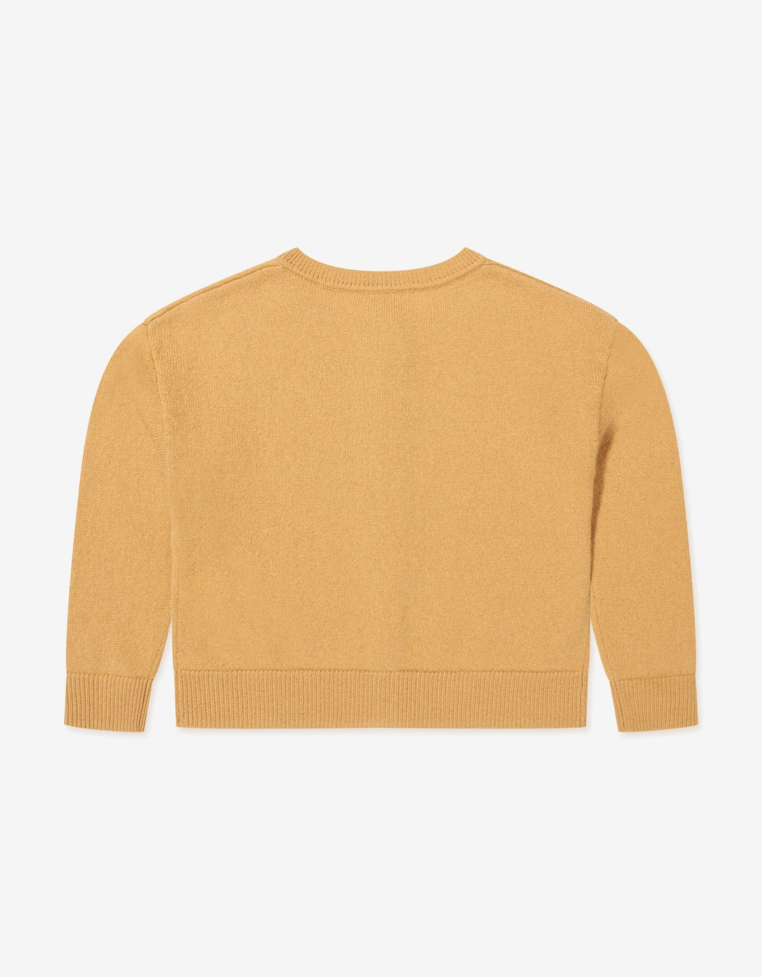 Girls Tabara Cashmere Cardigan in Yellow
