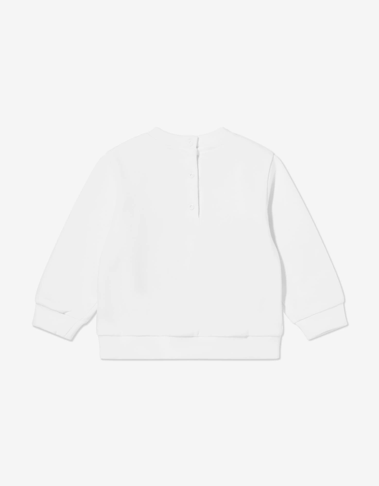 Baby Logo Sweatshirt in White