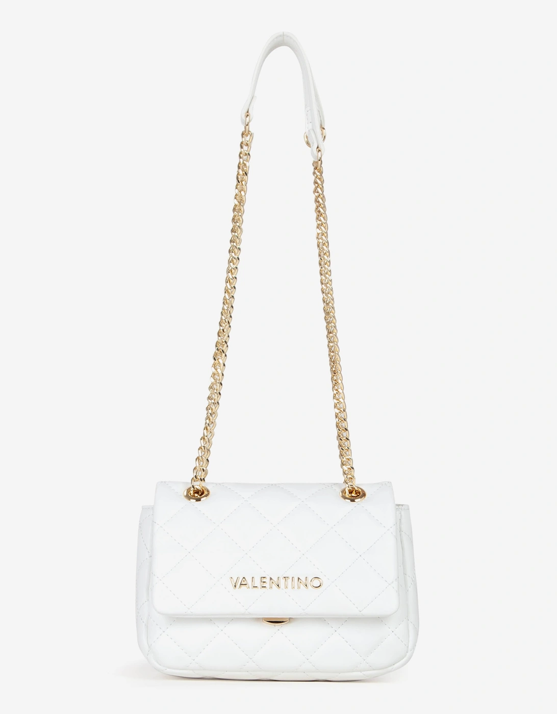 Valentino Girls White 'S Ocarina Flap Bag In (18.5Cm) - Size: One Size, Kids