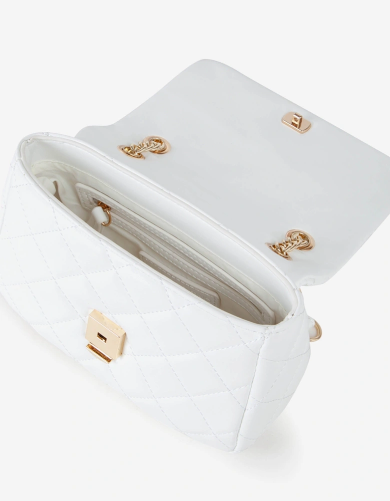Ocarina Flap Bag in White (18.5cm)