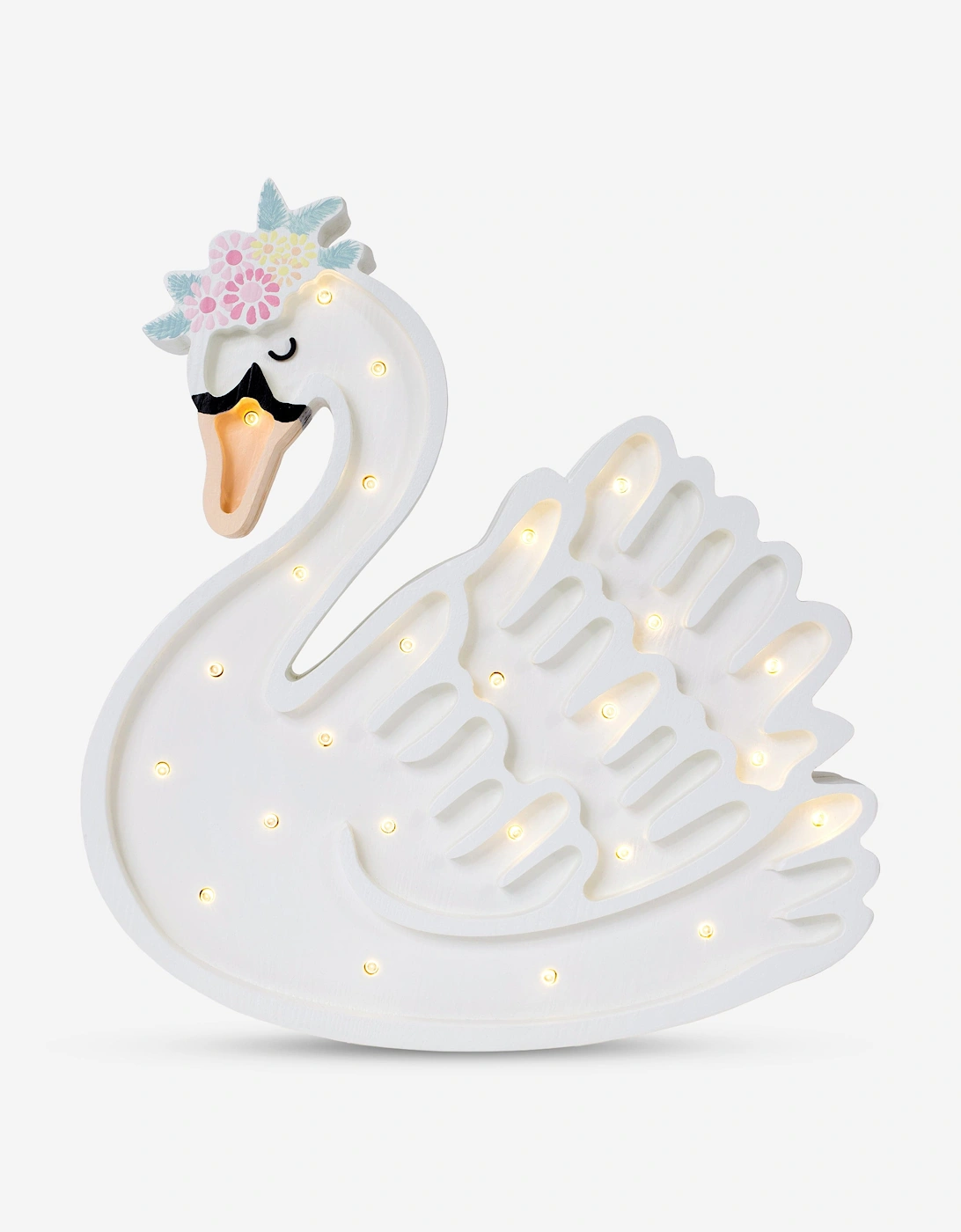 Swan Lamp in White (36x31.5x5.5 cm), 5 of 4