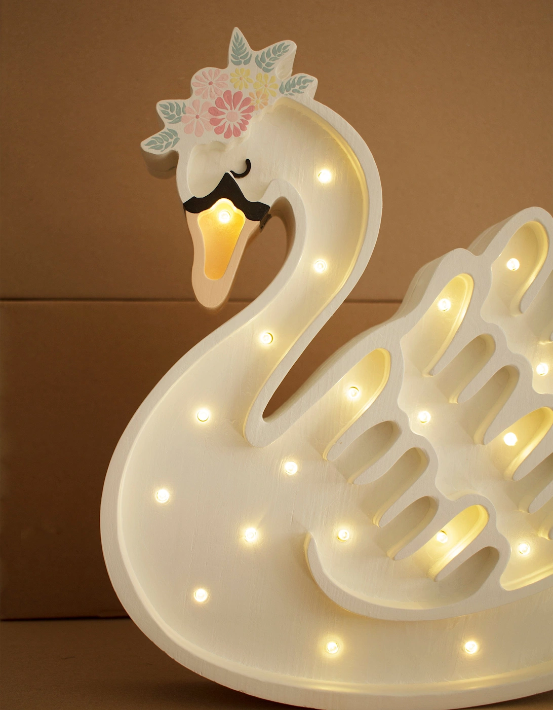 Swan Lamp in White (36x31.5x5.5 cm)