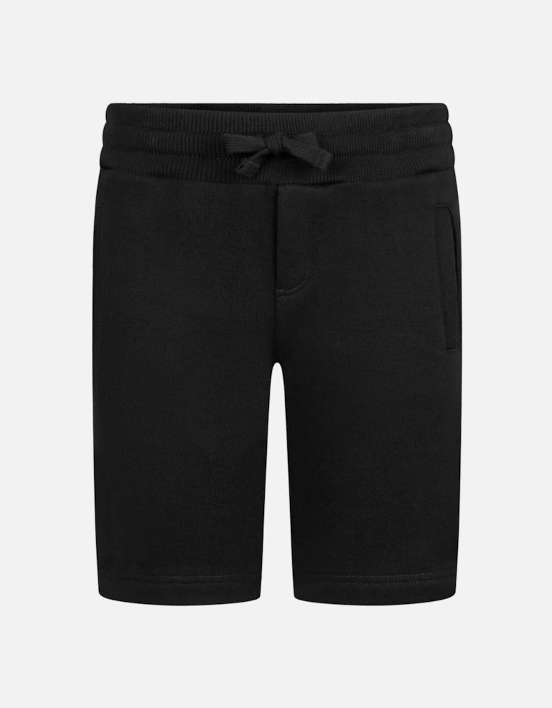 Boys Cotton Logo Bermuda Shorts