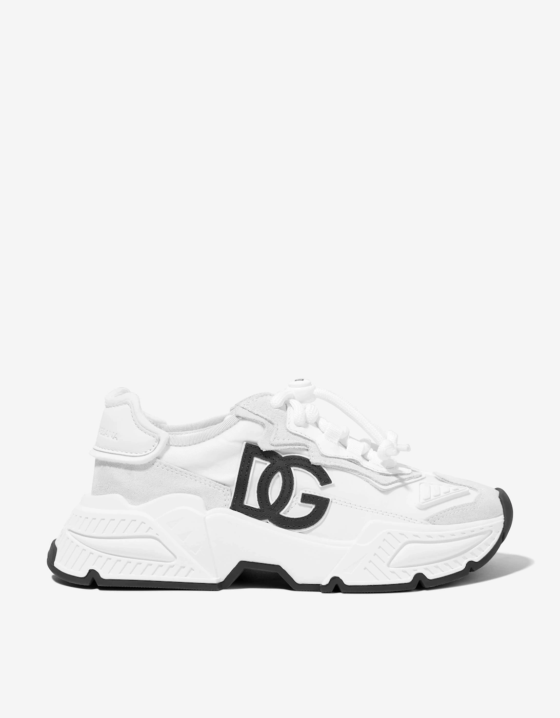 Kids Mixed Materials Daymaster Trainers in White, 5 of 4