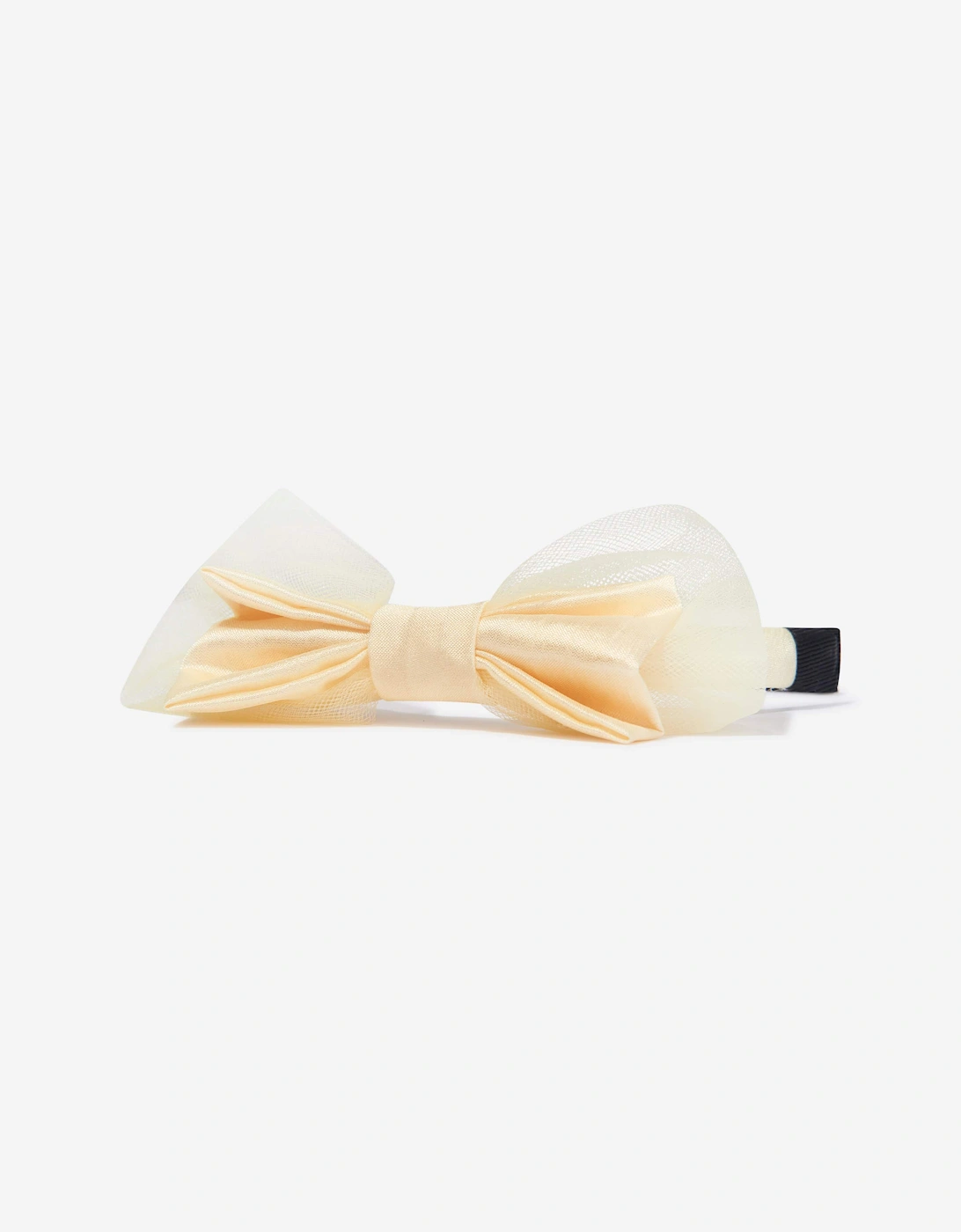 Girls Tulle Bow Headband in Yellow