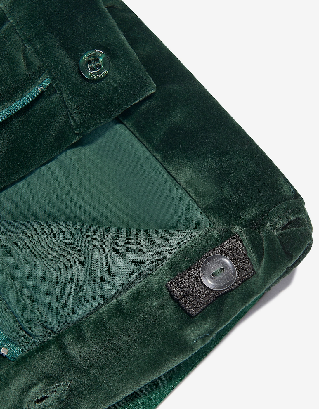 Boys Cotton Trousers in Green