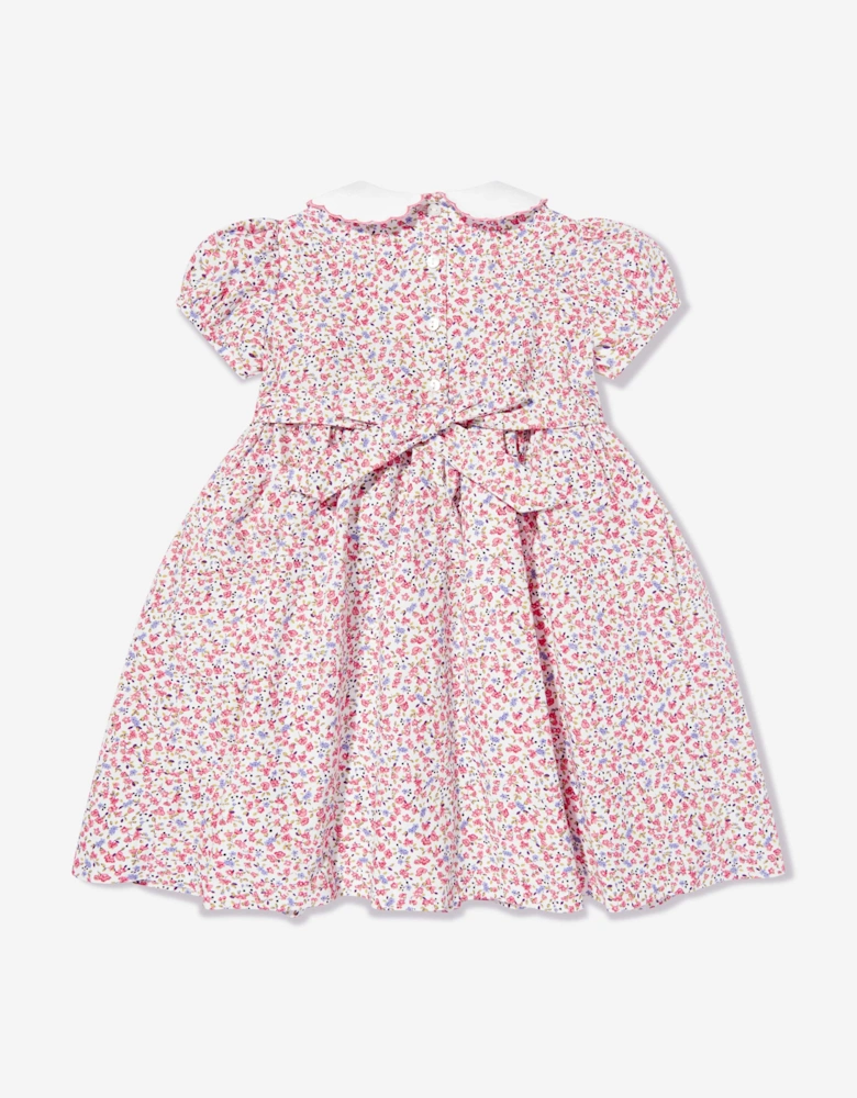 Girls Floral Dress in Pink