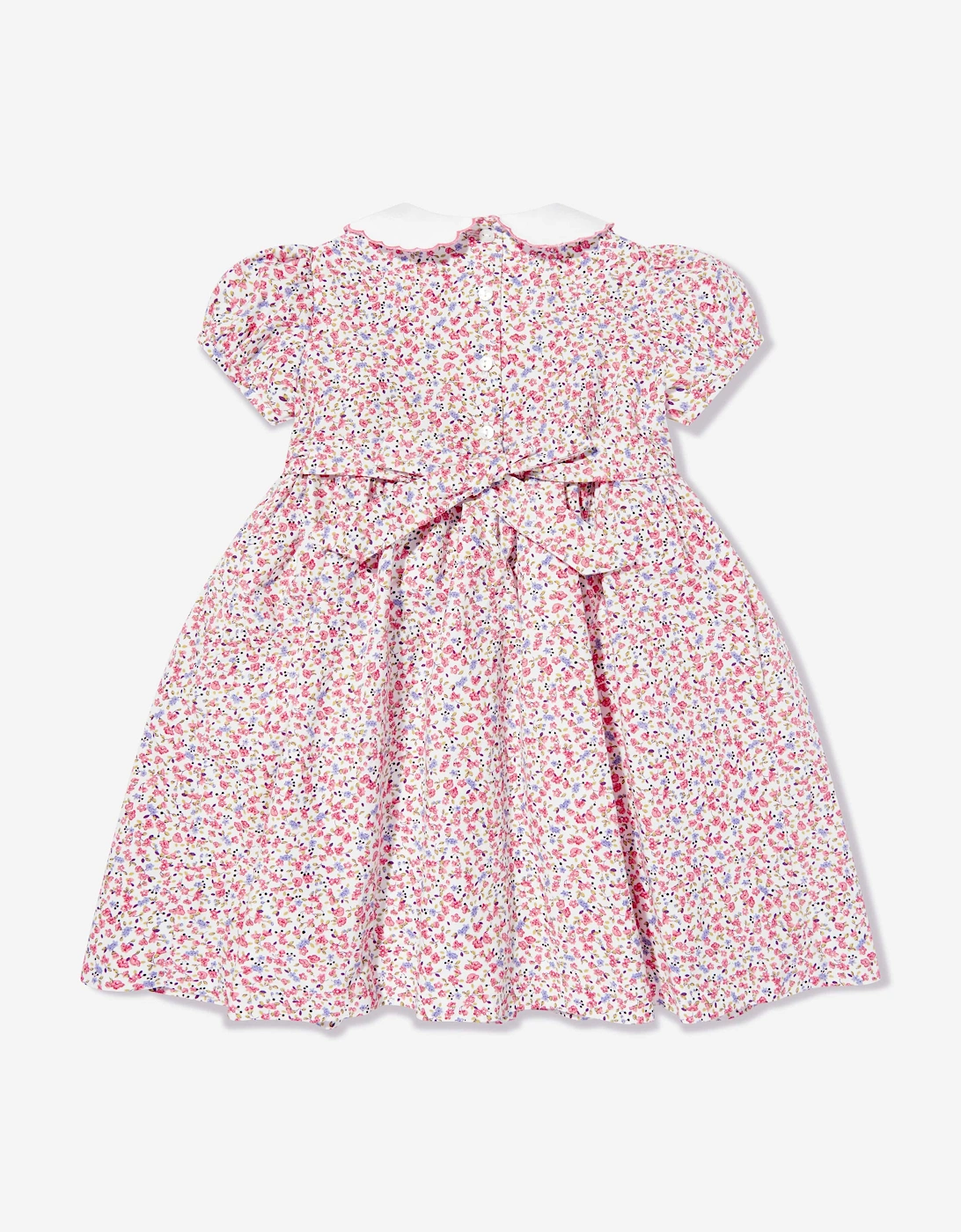 Girls Floral Dress in Pink