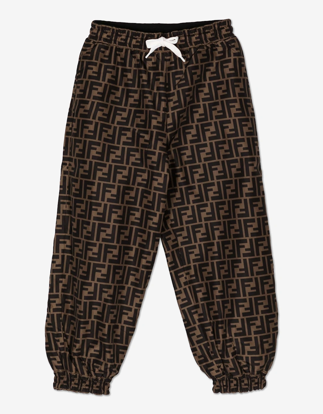 Kids FF Logo Joggers in Brown, 5 of 4