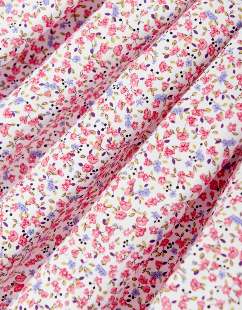 Girls Floral Dress in Pink