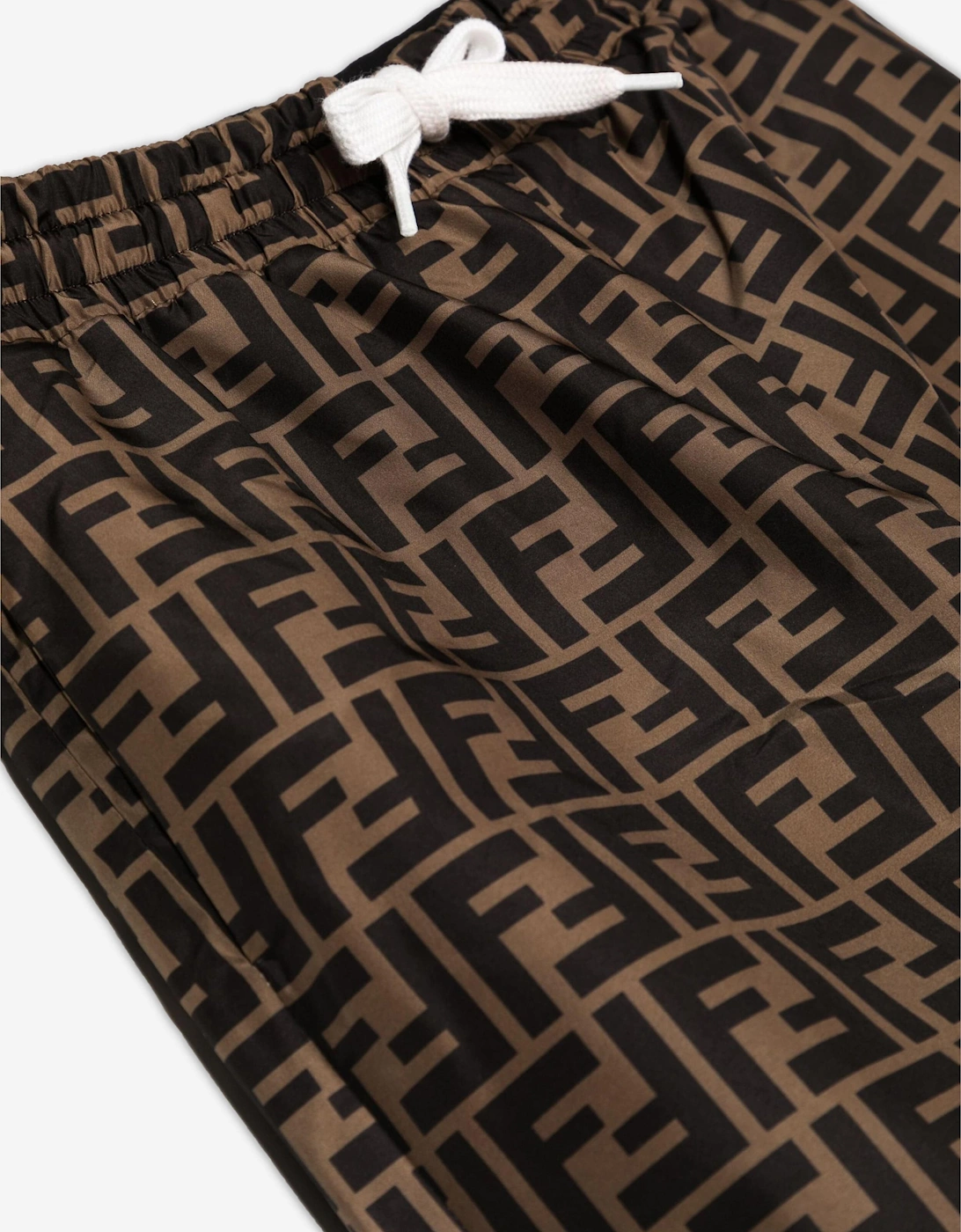 Kids FF Logo Joggers in Brown