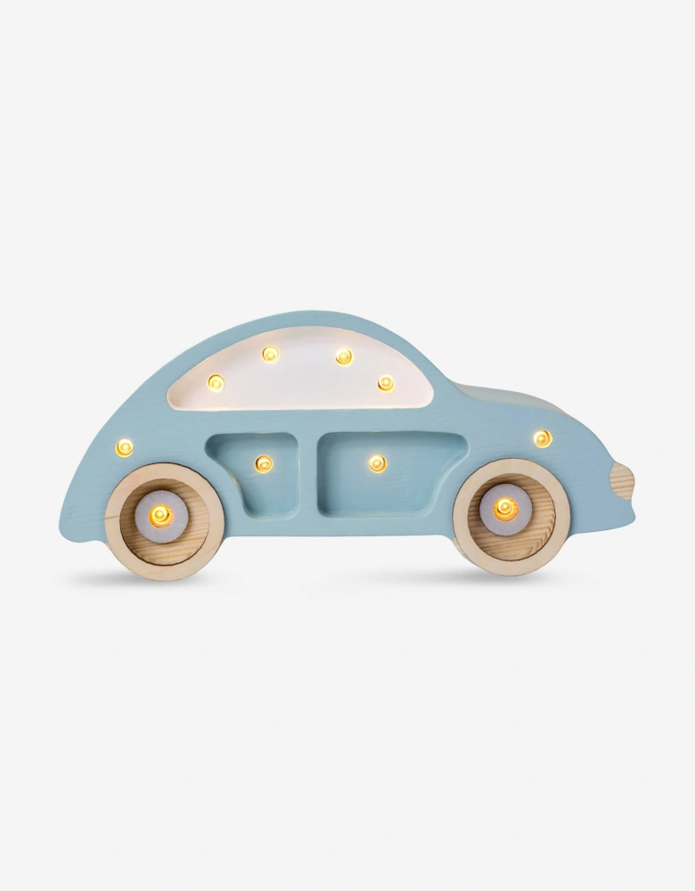 Beetle Car Mini Lamp in Blue (10x20.5x5.5 cm)