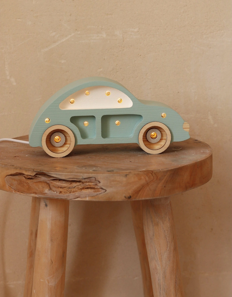 Beetle Car Mini Lamp in Blue (10x20.5x5.5 cm)