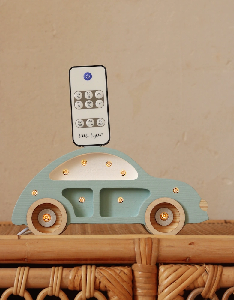 Beetle Car Mini Lamp in Blue (10x20.5x5.5 cm)