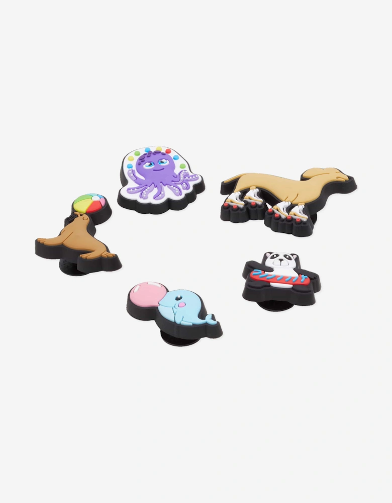 Kids Fun Animal Friends Jibbitz™ Charm 5 Pack in Multicolour
