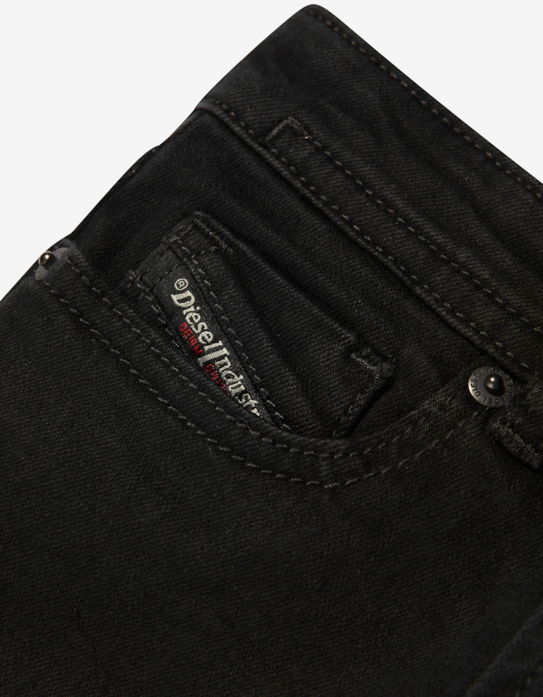 Boys Regular Fit Jeans in Black