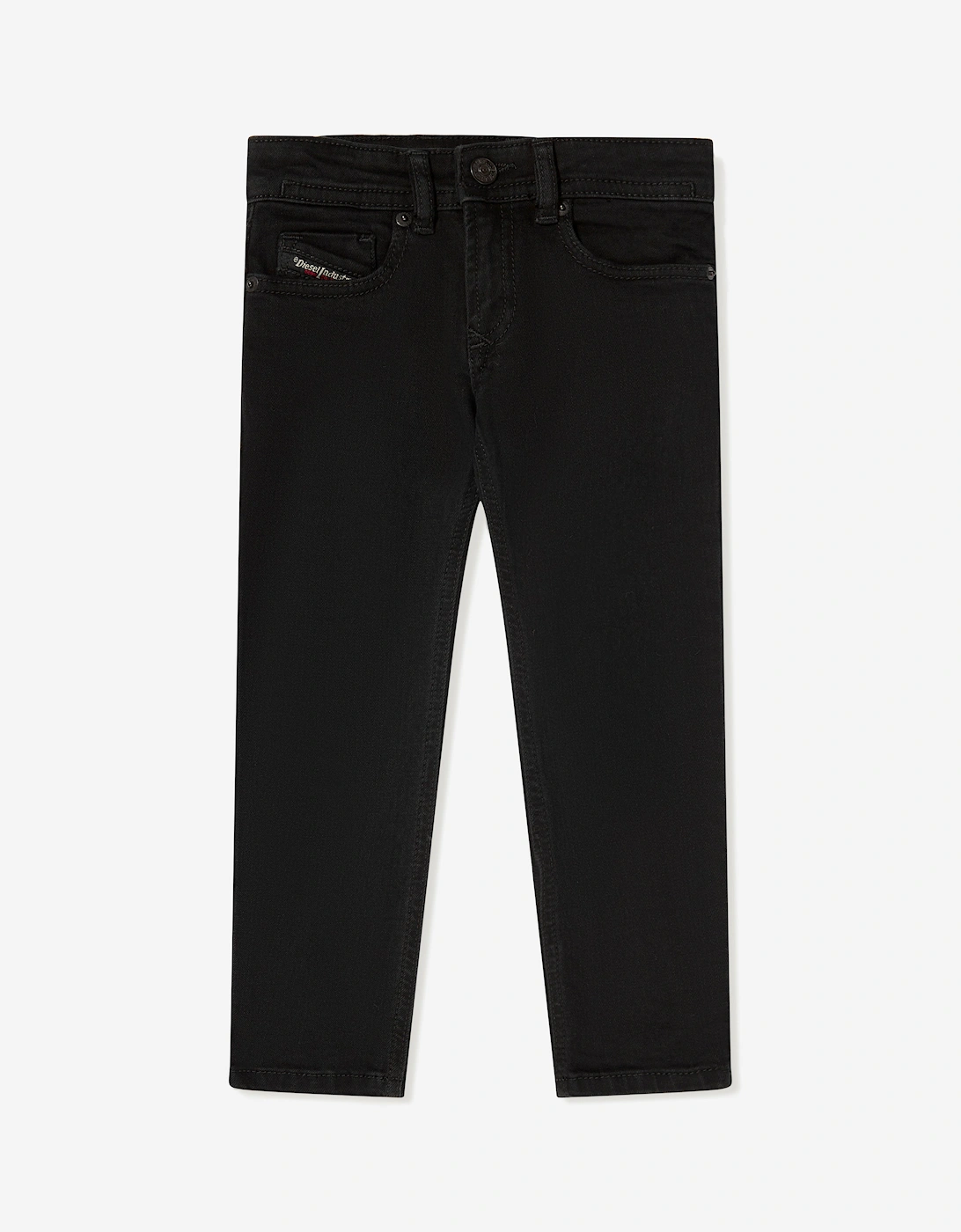 Boys Regular Fit Jeans in Black, 5 of 4