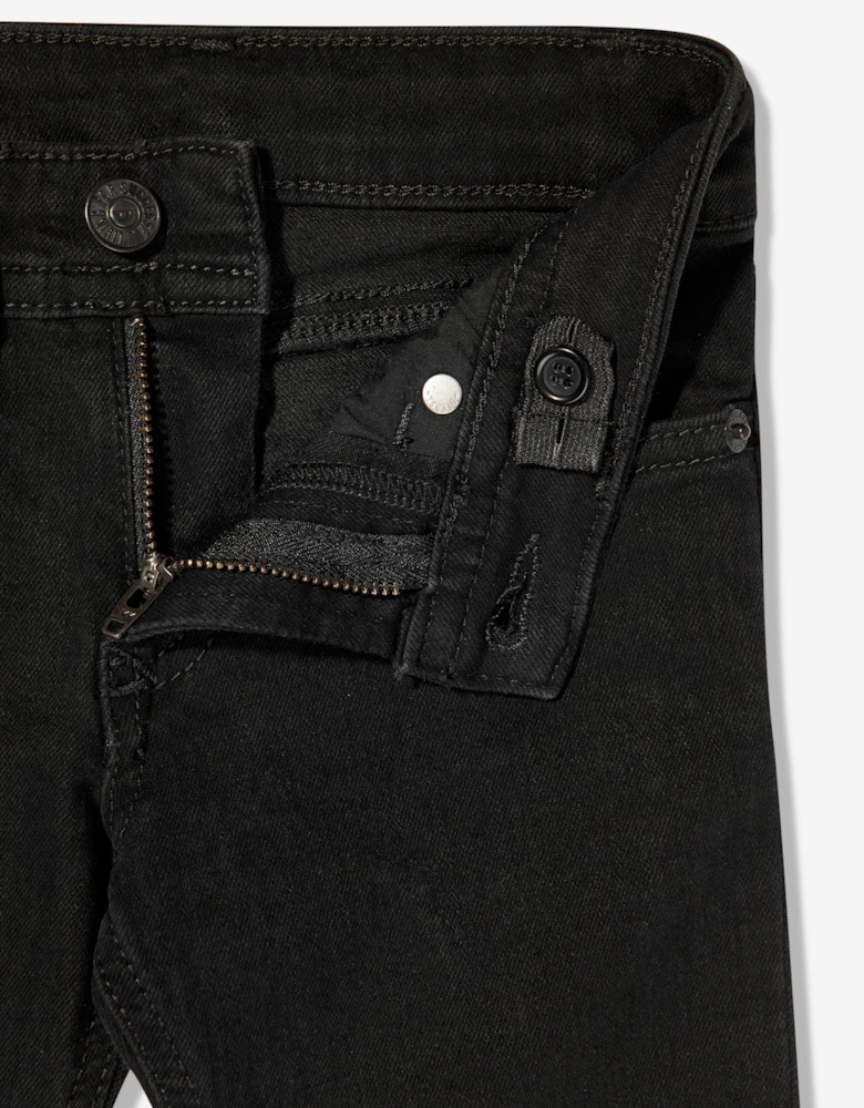 Boys Regular Fit Jeans in Black