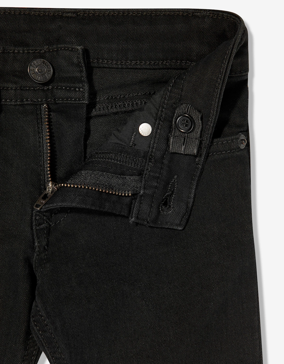 Boys Regular Fit Jeans in Black