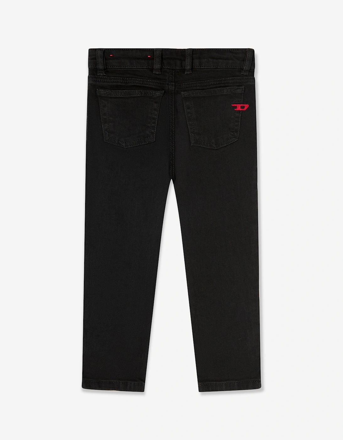 Boys Regular Fit Jeans in Black
