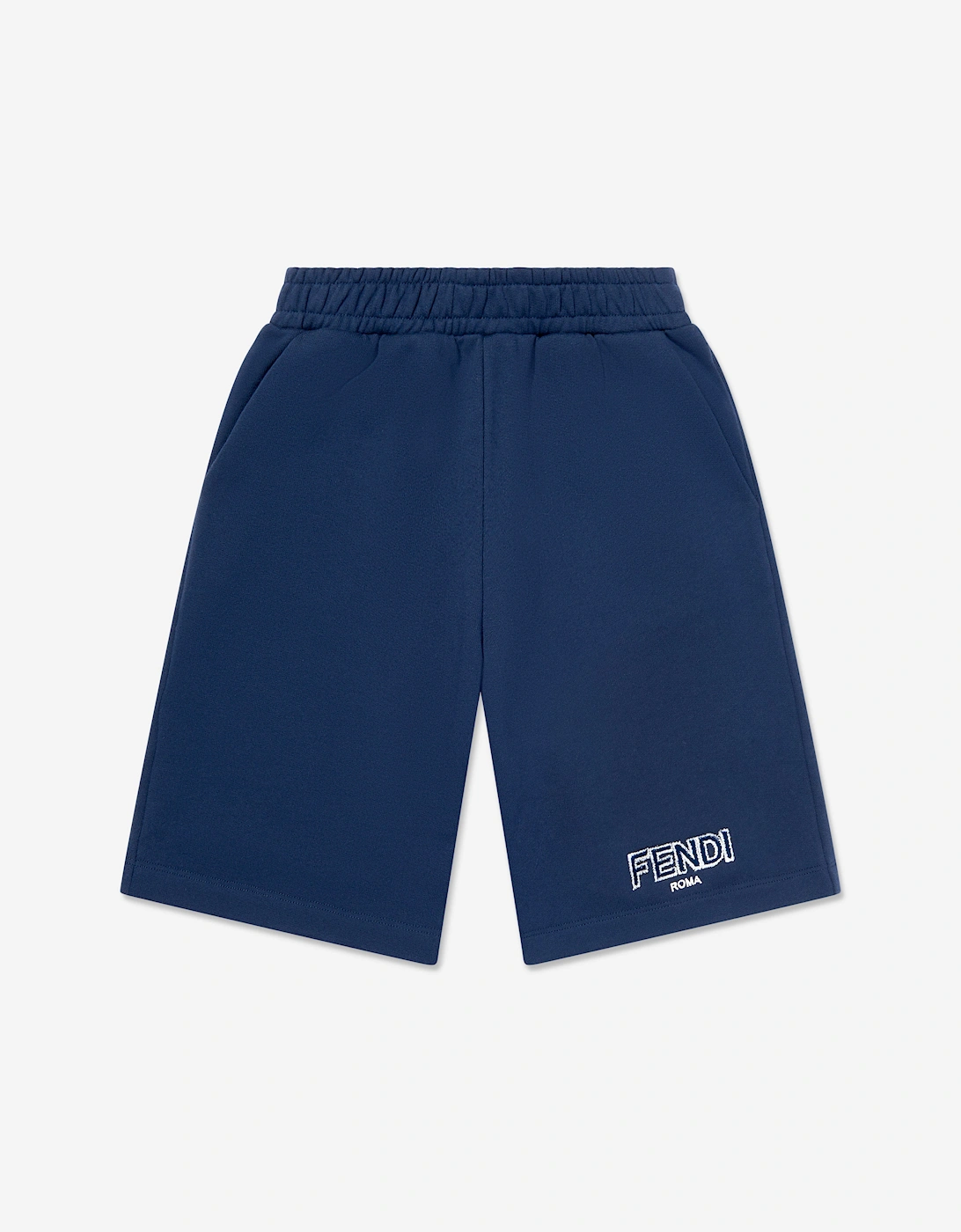 Boys Logo Bermuda Shorts in Navy, 5 of 4