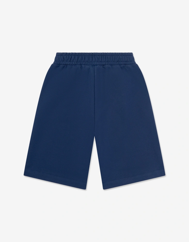 Boys Logo Bermuda Shorts in Navy