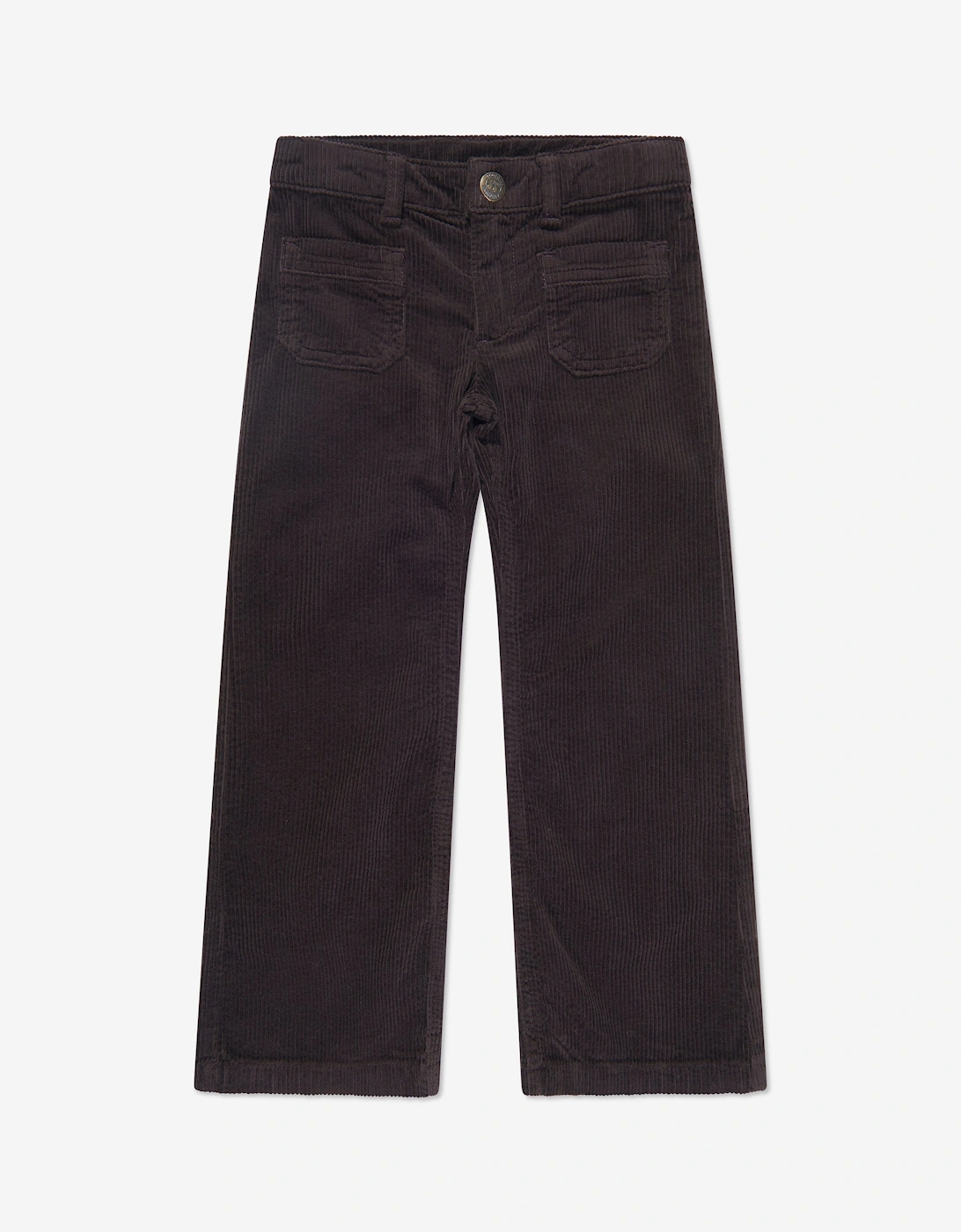 Girls Junon Wide Leg Trousers in Brown, 5 of 4