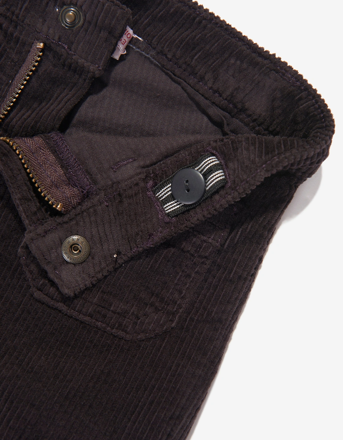 Girls Junon Wide Leg Trousers in Brown