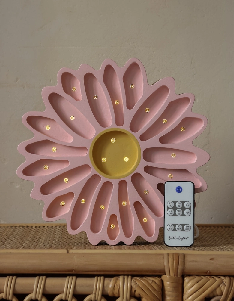 Daisy Lamp in Pink (26.5x26.6x5.5cm)