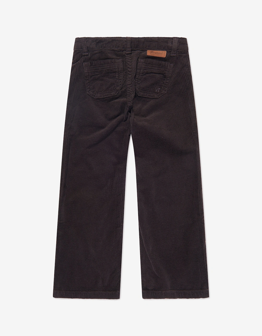 Girls Junon Wide Leg Trousers in Brown